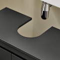 Miniatyrbillede 6 af 8: Rootz Base Cabinet - Skab - Opbevaringsenhed - Stabile fyrretræer - 60x59x30cm - Skjul dræningssystem perfekt