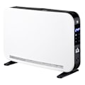 Miniatyrbillede 7 af 8: Rootz Heater - Varmeblæser - Elvarmer - LED lys med 3 niveauer - Timervarmer - Plast - Hvid - 60 x 18,5 x 39,5 cm