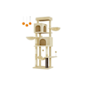 Miniatyrbillede 1 af 5: Rootz Cat kradsestolpe - Kitty Tree - Scratcher - Spånplade - Plys - Sisal - 57cm x 45cm x 175cm