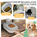 Miniatyrbild 7 av 10: Rootz Hundmatsbehållare - Djurmatshållare - Lufttät försegling - 25L/5L - ​​Vikbar design - Hjul - Torkmedel - 44cm x 32cm x 37cm