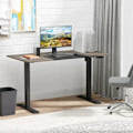 Miniatyrbillede 6 af 6: Rootz Electric Desk - Electric Gaming Bord - Computer Desk - Electric Gaming Desk - Natural/Sort - 140 x 70 x 72-116 cm