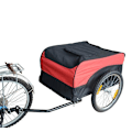 Miniatyrbillede 3 af 6: Rootz Cykeltrailer - Rød, Sort - Stål, Stof - 51.181 cm x 30.32 cm x 25.59 cm