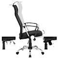 Miniatyrbillede 4 af 7: Rootz Ergonomic Office Chair - Skrivebordsstol - Arbejdsstol - Højdejusterbar - Komfortabelt sæde - Gyngefunktion - Sort - Stålramme - Skumpolstring -