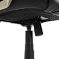 Miniatyrbild 9 av 11: Rootz Swivel Chair - Svart - Läder, Nylon, Metall - 22,83 cm x 27,55 cm x 48,81 cm