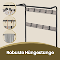 Pikkukuva 5 / 6: Rootz Cloakroom Stand - vaatekaappijalusta - käytävän järjestäjä - kenkäpenkki - 72 cm x 33,7 cm x 183cm