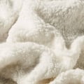 Miniatyrbild 6 av 7: Rootz Flanell Sherpa-filt - Vändbart inlägg - Sängöverdrag i fleece - Hudvänlig - 150cm x 200cm / 220cm x 240cm