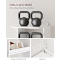 Miniatyrbillede 6 af 8: Rootz spånplade skostativ - Hvid skoholder - Opbevaringsstativ - Robust konstruktion - Nem montering - Pladsbesparende - 30 cm x 26,4 cm x 110,4 cm