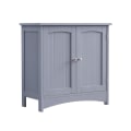Miniatyrbillede 1 af 3: Rootz Vaskeskab - Vaskeskab med 2 døre - Vaskeskab til badeværelse - Vaskeskab med døre - Badeværelsesskab af træ - Mystical Grey - 30 x 60 x 60 cm