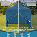 Miniatyrbild 5 av 9: Rootz Folding Garden Gazebo - Utomhuspaviljong - Pop Up Canopy - UV-skydd - 289cm x 330cm x 289cm
