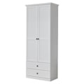 Miniatyrbillede 1 af 4: Rootz Garderobe - Skabe - Hvid - 81 x 196 x 41 cm