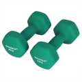 Pikkukuva 5 / 7: Rootz käsipainot - Käsipainosetti - 2 - 2 x 4 kg sarja - Käsipainot - Vinyyli - Valurauta - Vihreä
