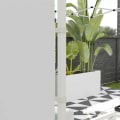 Miniatyrbillede 4 af 7: Rootz Gazebo - Sidepaneler - Udskiftning af 2 pakke sider - Pop Up Gazebo - Med vinduer og døre - Hvid - 295W x 195H cm