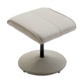 Miniatyrbild 8 av 9: Rootz Relax fåtölj - Ergonomisk - Fotstöd - Konstläder - 78 x 71 x 101 cm - Grå