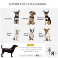 Pikkukuva 8 / 11: Rootz Dog Buggy - Cat Buggy - Koiravaunu - Lemmikkirattaat 3 pyörällä - Taitettava - Säädettävä kuomu - Oxford - Harmaa/Musta - 109,5 x 57,5 x 106,5 c