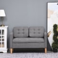 Miniatyrbild 9 av 9: Rootz Soffa - 2-sits - Dubbel bäddsoffa - Grå - 111 x 62 x 78 cm
