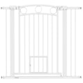 Pikkukuva 3 / 3: Rootz No-Drill Pet Stair Gate - Koiran portti - Säädettävä turvakatto - Kaksoislukko - 76-104W x 96K cm
