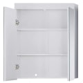 Miniatyrbillede 2 af 11: Rootz Badeværelsesskab - Spejl - Højglans - 60 x 77 x 17cm White