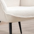 Pikkukuva 8 / 10: Rootz Wingback Accent -tuoli - Reading Nook -tuoli - Lepotuoli - Faux Lamb -kangas - High-Density Foam - 71cm x 77cm x 102cm