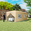Miniatyrbillede 3 af 11: ROOTZ 3 X 6M Pop -Up Gazebo - Havetelt - Udendørs baldakin - UPF50+ UV -beskyttelse - 597 cm x 300 cm x 270 cm