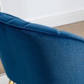 Pikkukuva 8 / 9: Rootz Retro Design -nojatuoli - Velvet Look - Luku- ja korostustuoli - Tyylikäs ja mukava - Monipuolinen sijoitus - 65 cm x 64 cm x 77 cm