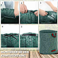 Miniatyrbillede 6 af 10: Rootz 3 Pack Garden Bag - Bladpose - Affaldssæk - Vandtæt UV -beskyttelse - Ø67 x 76H CM - 272L KAPACITION