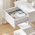 Miniatyrbillede 6 af 7: Rootz sengebord - Sideskab - Natbord - Alsidig opbevaring - Stor kapacitet - Holdbart spånmateriale - 39cm x 65cm x 39cm