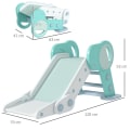 Miniatyrbillede 3 af 10: Rootz Toddler Folde Indendørs Rutsjebane - Børne Rutsjebane - Børne Indendørs Rutsjebane - Sikker klatring - Skånsom glidning - Pladsbesparende design