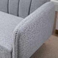 Miniatyrbillede 9 af 11: ROOTZ 2 -SEATER SOFA BED - SLEEPER SOFA - Konvertibel sofa - Linnedlignende polyester - Justerbar komfort - 173x75x73 cm - Grå