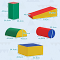 Miniatyrbild 3 av 10: Rootz Soft Building Block Set - Leksakskuber - Utbildningsleksak - Motorisk skicklighetsutveckling - 40,6 cm x 40,6 cm x 20,3 cm - EPE-skum