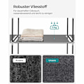 Pikkukuva 6 / 10: Rootz Grey Steel -vaatekaappi - Kaapin järjestäjä - Säilytyskaappi - Kuitukangas - Muovi - 45 cm x 127 cm x 176 cm - Kevyt - Tukeva - Helppo koota