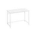 Miniatyrbillede 1 af 6: Rootz Maple White Skrivebord - Studiebord - Skrivebord - Spånplade og stålkonstruktion - Rummelig overflade - Nem montering - 50cm x 100cm x 76cm