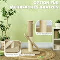 Miniatyrbild 5 av 11: Rootz Cat Scratching Post - Aktivitetscenter - Möbelskydd - Solid Chipboard - 48 cm x 48 cm x 84 cm