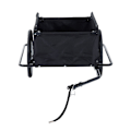 Miniatyrbillede 9 af 11: Rootz transporttrailere til cykler - rød, sort - stof, stål - 55,12 cm x 34,65 cm x 23,62 cm