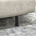 Miniatyrbillede 9 af 11: Rootz Sovesofa - Daybed - Cabriolet sofa - Stof i hørlook - Bøgetræben - Grå - 141 cm x 90 cm x 81 cm