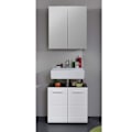 Pikkukuva 7 / 11: Rootz Bathroom 2-Piece Set - Bath Ensemble - Vanity Combo - Furnishing Set - Decor Suite - Bathroom Kit - Bath Duo - White High Gloss - 60 x 182 x 31