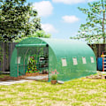 Miniatyrbild 2 av 11: Rootz Walk -In Greenhouse - Poly Tunnel - Plant Tält - Förläng växtsäsongen - 398 cm x 298 cm x 198 cm