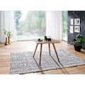 Miniatyrbillede 2 af 7: Rootz spisebord 80 x 80 x 76 cm Sheesham rustikt massivt træ - Design landsted spisebord - Bord til spisestue firkantet - 4 personer