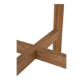 Pikkukuva 4 / 8: Rootz Terracina -pöytä - Acacia Wood Table - Pyöreä oleskelupöytä - Kestävä ja helppo puhdistaa - ø37x46cm