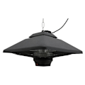 Pikkukuva 4 / 7: Rootz Ceiling Heater - Radiant Heater - LED Lighting - Remote Control - 2000w - 43x43x25cm