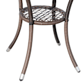 Miniatyrbillede 5 af 7: Rootz Havemøbler - Sidebord - Rattan Havesæt - Sofabord - Poly Rattan - Brun - 60 x 58,5 x 89,5 cm