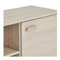 Miniatyrbild 7 av 11: Rootz Highboard - Förvaringsskåp - Skänk - Massiv ek och faner - Tyst Soft-Close - Gott om förvaring - Tidlös design - 40cm x 100cm x 130cm