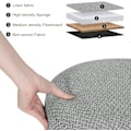 Miniatyrbillede 6 af 9: Rootz multifunktionel osmannisk - Opbevaringsskammel - Sofabord - Komfortable siddepladser - Alsidigt design - Holdbar konstruktion - 39 cm x 33 cm