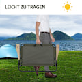 Miniatyrbillede 6 af 11: Rootz 2-personers campingstol - Bærbar havestol - Direktørstol - Komfortable siddepladser - Holdbart stålstel - Sammenfoldeligt design - 141 cm x 67 c