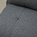 Miniatyrbillede 8 af 10: Rootz Elegant Grey Chauffeuse Gulvsofa - Justerbar afslappende stol - Læselænestol - Metalstruktur - 100L x 71W x 54H cm