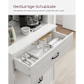 Miniatyrbillede 10 af 10: Rootz Moderne køkkenskab - Hvidt skab - Justerbare hylder - MDF spånplade - 41,5 cm x 73 cm x 179,8 cm - Stort opbevaringsrum - 42,5 kg