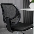 Miniatyrbillede 4 af 4: Rootz Tegnestol Med Fodstøtte - Højdejusterbar - Kontorstol - Sort - 59 cm x 61 cm x 113 cm