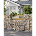 Pikkukuva 6 / 7: Rootz Gabion Basket Set - Kivihäkki - Gabion Seinä - Galvanoitu teräs - 100cm x 30cm x 30cm - Helppo koota - 23,2kg