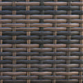Miniatyrbillede 5 af 8: Rootz Poly Rattan Sofa - Rattan Sofa with Cushions - 3 Seater - Garden Lounge Sofa - Metal - Polyester - Brown/White - 185 x 70 x 80 cm