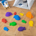 Miniatyrbillede 10 af 10: Rootz Balance Stones - Trappesten - 11 stykker - Stabelbar - Skridsikker - Robust - Til indvendig og udvendig - Belastbar op til 100 kg - Flerfarvet -