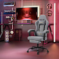 Miniatyrbild 6 av 9: Rootz Massagespelstol - Svankstöd - Mesh som andas - Ergonomisk design - 64cm x 127cm x 54cm